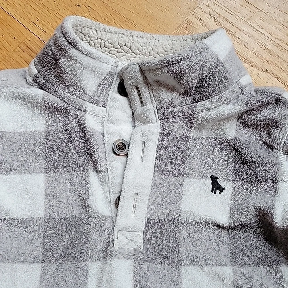 *3/$15* Carter's Size 3T Gray & White Checkered Sweater